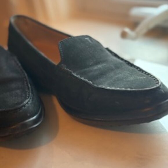 Black Suede TOD's Loafters - Picture 2 of 4